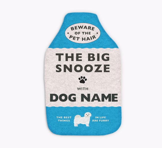 Big Snooze: Personalised {breedFullName} Hot Water Bottle